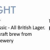 Menu - Draught Beer  at Unity Diner in East London