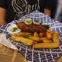 Chicken kiev at Unity Diner in East London