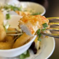 Prawn tempura  at Unity Diner in East London