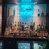 Bar at Unity Diner in East London
