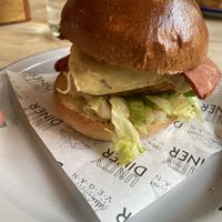 VFC Chikn Burger   at Unity Diner in East London