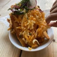 Cheezy fries  at Unity Diner in East London