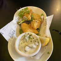 Tofish bites  at Unity Diner in East London