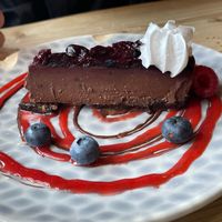 Black Forest cake - just ok at Unity Diner in East London