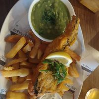 Tofish and chips at Unity Diner in East London