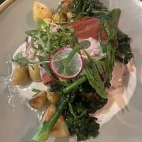 3D printed bacon wrapped filet mignon   at Unity Diner in East London