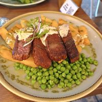 Steak and chips at Unity Diner in East London