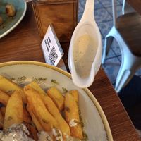 Peppercorn sauce at Unity Diner in East London