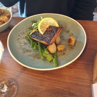 Pan seared cod fillet at Unity Diner in East London