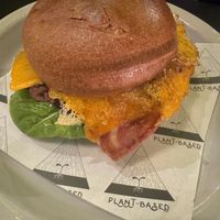 Double bacon burger   at Unity Diner in East London