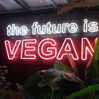 Sign at Unity Diner in East London