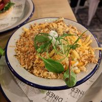 Mac and cheese at Unity Diner in East London