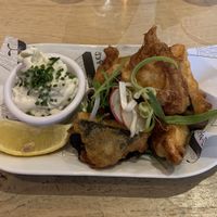 Small tofish bites  at Unity Diner in East London