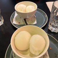 Sorbetto al limone  at Unity Diner in East London