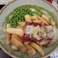 Steak and chips at Unity Diner in East London