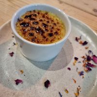The dreamy creamy créme brûlée at Unity Diner in East London