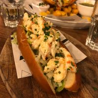 Lobster roll at Unity Diner in East London