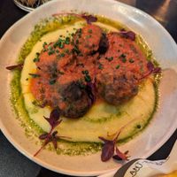 Meatballs at Unity Diner in East London