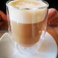 Honeycomb Latte at Unity Diner in East London