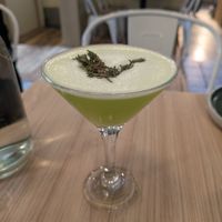 Vegan propaganda cocktail at Unity Diner in East London