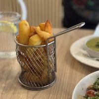 Triple-Cooked Chunky chips  at Unity Diner in East London