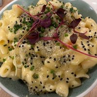 Lobster mac and cheese at Unity Diner in East London