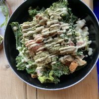 Ceasar salad nom nom  at Unity Diner in East London