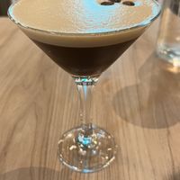 Espresso martini went with dessert    at Unity Diner in East London
