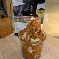 Biscoff bliss sundae at Unity Diner in East London