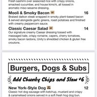   at Unity Diner in East London