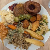 Sunday carvery at Unity Diner in East London