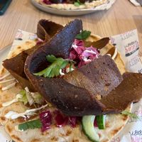 Kebab, would have liked more mayo and chips  at Unity Diner in East London