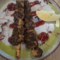 Mushrooms Skewers  at Unity Diner in East London