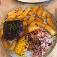 Açai BBQ Ribs  at Unity Diner in East London