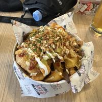 Döner loaded chips  at Unity Diner in East London
