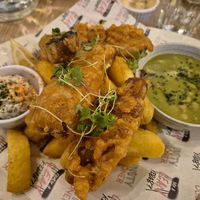 Tofish and chips at Unity Diner in East London