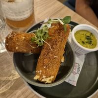 Mozzarella sticks at Unity Diner in East London