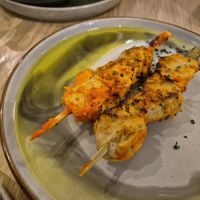 Peri peri chicken skewers at Unity Diner in East London