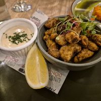 Prawns at Unity Diner in East London