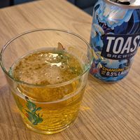 0.5 lager option at Unity Diner in East London