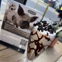 Chocolate shake   at Unity Diner in East London