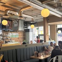 Such a cute setting  at Unity Diner in East London