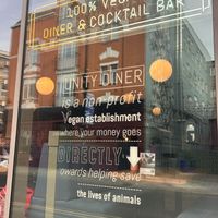 What a wonderful concept   at Unity Diner in East London