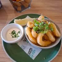 Chili lime calamari 😯👍 at Unity Diner in East London