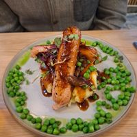 Classic Bangers & Mash at Unity Diner in East London