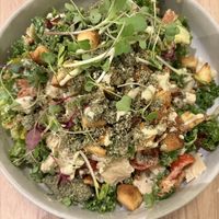 Vegan Cesar salad   at Unity Diner in East London