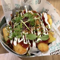 Loaded chips   at Unity Diner in East London