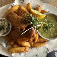 Tofish & Chips  at Unity Diner in East London