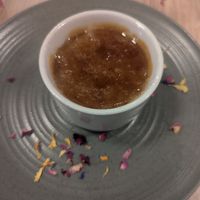 Creme brulee at Unity Diner in East London
