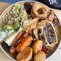 Sunday carvery selection   at Unity Diner in East London